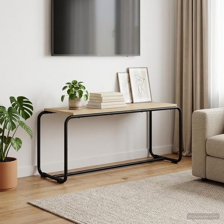 Vidaxl tv-standaard 98 x 35.5 x 42 cm sonoma eiken bewerkt hout