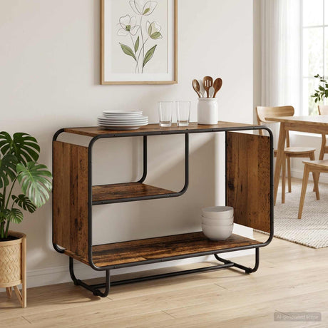 Vidaxl dressoir oud hout 93,5 x 37,5 x 64,5 cm bewerkt hout