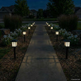 Vidaxl buitenzonne-lampen met grondpin 24 st warmwit 38,5 cm pp