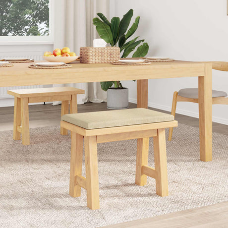 Vidaxl bankkussen stof crèmekleurig diepte 35 cm