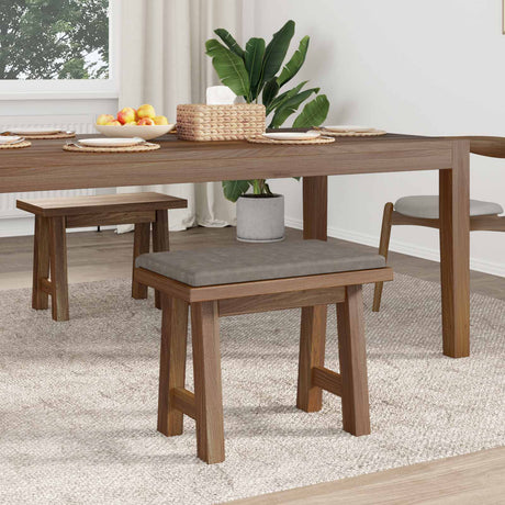 Vidaxl bankkussen kunstleer grijs diepte 35 cm