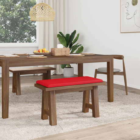 Vidaxl bankkussen kunstleer rood diepte 35 cm