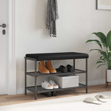 Vidaxl bankkussen kunstleer zwart diepte 35 cm