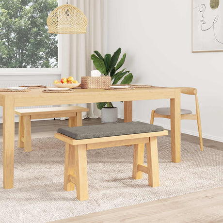 Vidaxl bankkussen faux suède stof lichtgrijs diepte 35 cm