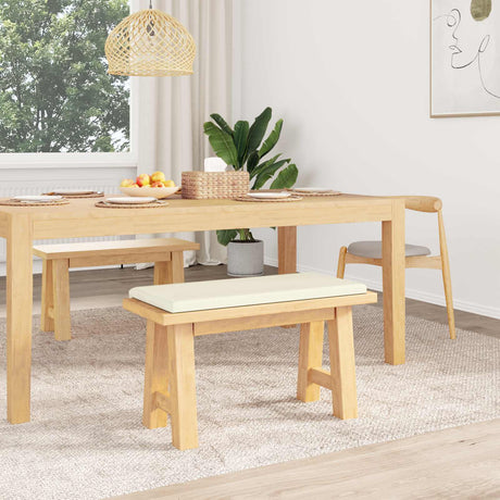 Vidaxl bankkussen corduroy crèmekleurig diepte 35 cm
