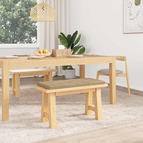 Vidaxl bankkussen pluche corduroy taupe diepte 35 cm