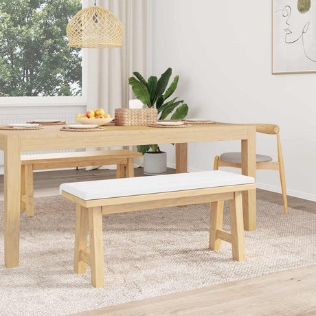 Vidaxl bankkussen stof wit diepte 35 cm