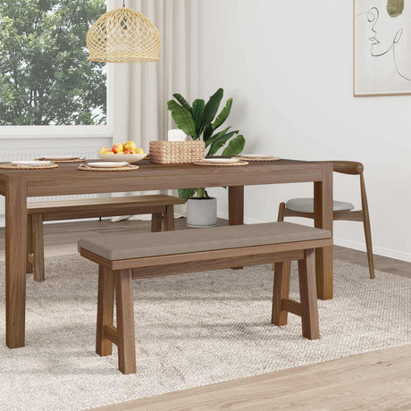 Vidaxl bankkussen microvezel taupe diepte 35 cm