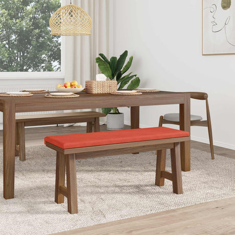 Vidaxl bankkussen corduroy rood-oranje diepte 35 cm