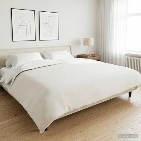 Vidaxl verzwaarde dekens wit 200 x 200 cm 9 kg 100% katoen 205t