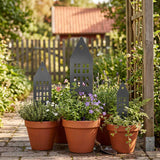 Vidaxl tuinstekers 3 st 41 x 10 x 0,08 cm antraciet koudgewalst staal