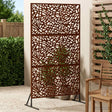 Vidaxl privacyscherm 100 x 50 x 180 cm weervast staal roestkleurig