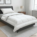 Vidaxl dekbed en kussen set 2 st 140x200 cm zomer 200 gsm wol wit