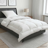 Vidaxl dekbed en kussen set 2 st 150x200 cm winter 450 gsm wol wit