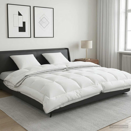 Vidaxl dekbed en kussen set 3 st 200x240 cm 4 seizoenen 140+220 gsm