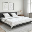 Vidaxl dekbed en kussen set 3 st 240x260 cm zomer 200 gsm wol wit