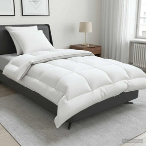 Vidaxl dekbed en kussen set 3 st 155x220 cm winter 450 gsm wol wit