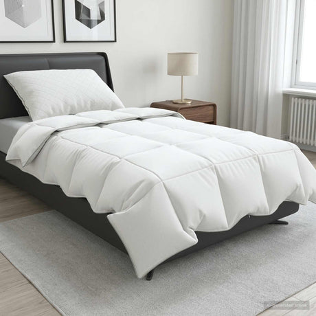 Vidaxl 90% ganzen dons dekbedset fulda 2 st 155 x 200 cm zomer 100 gsm
