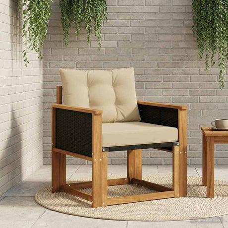 Vidaxl buiten midden sofa massief acaciahout naturel