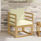 Vidaxl tuinbank polyester wit en crème