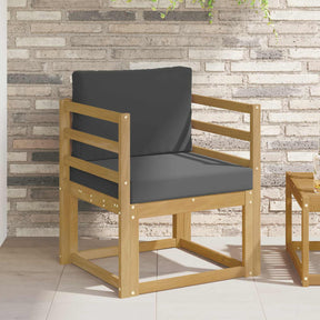 Vidaxl tuinbank polyester wit en anthraciet