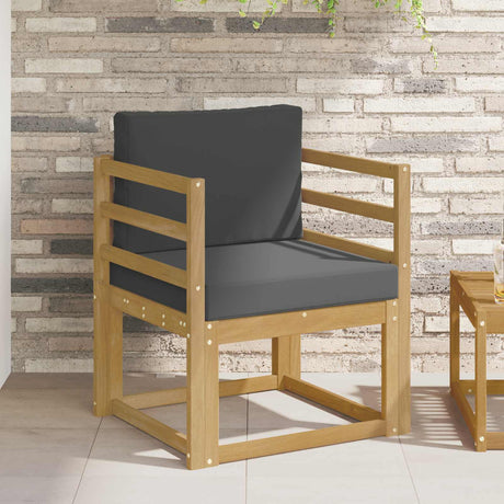 Vidaxl tuinbank polyester wit en anthraciet