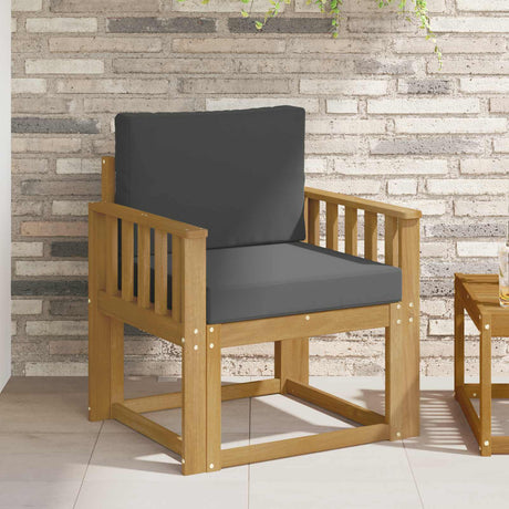 Vidaxl tuinbank polyester wit en anthraciet