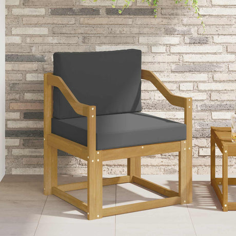 Vidaxl tuinbank polyester wit en anthraciet