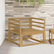 Vidaxl buiten midden sofa massief acaciahout wit