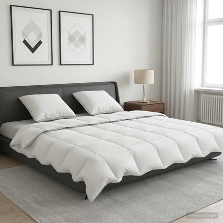 Vidaxl 90% ganzen dons dekbedset fulda 3 st 200 x 220 cm zomer 100 gsm