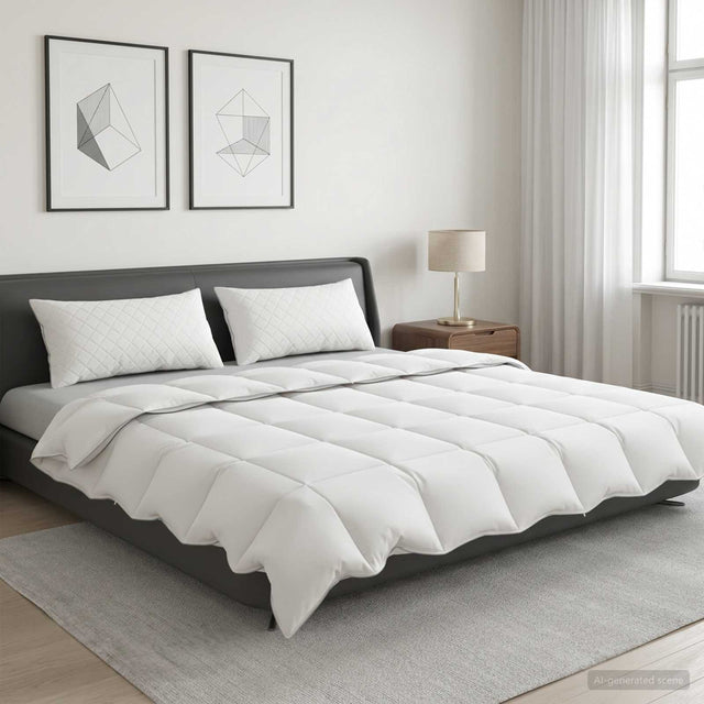 Vidaxl 90% ganzen dons dekbedset fulda 3 st 220 x 260 cm zomer 100 gsm
