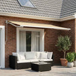 Vidaxl vervangingsdoek voor zonnescherm crèmekleurig 450 × 350 cm