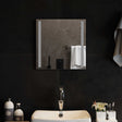 Vidaxl led badkamer spiegel transparant 40 x 40 cm gehard glas