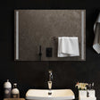 Vidaxl led badkamer spiegel transparant 70 x 50 cm gehard glas