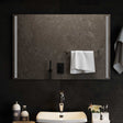 Vidaxl led badkamer spiegel transparant 90 x 60 cm gehard glas