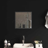 Vidaxl led badkamer spiegel transparant 40 x 40 cm gehard glas