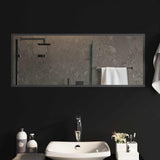 Vidaxl led badkamer spiegel transparant 100 x 40 cm gehard glas
