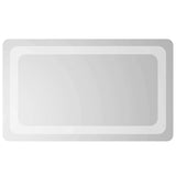 Vidaxl led badkamer spiegel transparant 50 x 30 cm gehard glas