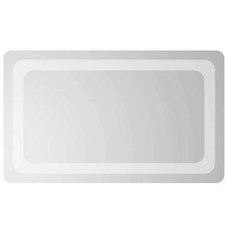 Vidaxl led badkamer spiegel transparant 50 x 30 cm gehard glas