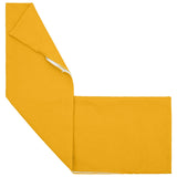 Vidaxl kussen met kussen heerlen lichtgeel 40 x 145 cm stof