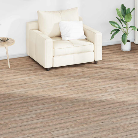 Vidaxl vloerplanken eikenbruin 2,51 m² 18 st pvc