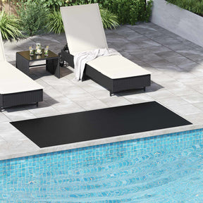 Vidaxl vloermat met traanplaat zwart 1 x 2 m rubber