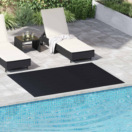 Vidaxl vloermat zwart 1,5 x 2 m rubber