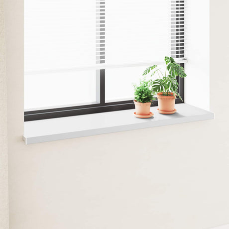 Vidaxl raamsokkel wit 140 x 45 x 4,5 cm pvc