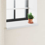Vidaxl raamsokkel wit 80 x 50 x 4,5 cm pvc