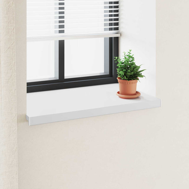 Vidaxl raamsokkel wit 80 x 50 x 4,5 cm pvc