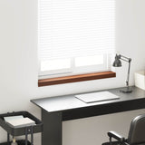 Vidaxl raamsokkel bruin hout 80 x 10 x 4,5 cm pvc