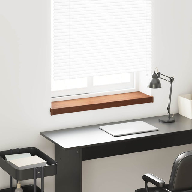 Vidaxl raamsokkel bruin hout 80 x 25 x 4,5 cm pvc