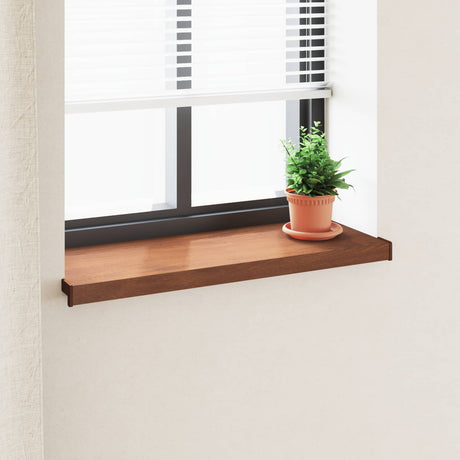 Vidaxl raamsokkel bruin hout 60 x 35 x 4,5 cm pvc