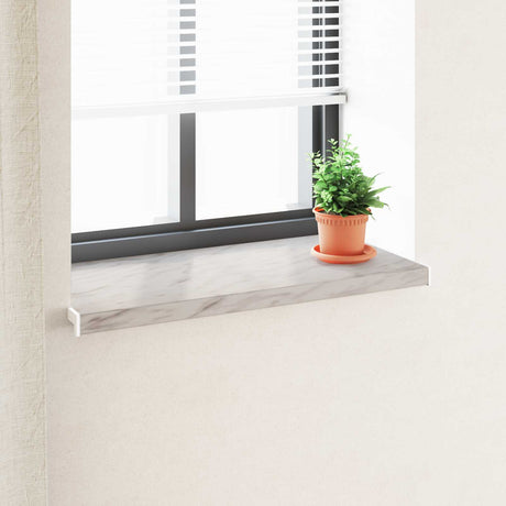Vidaxl raamsokkel marmer textuur 60 x 45 x 4,5 cm pvc